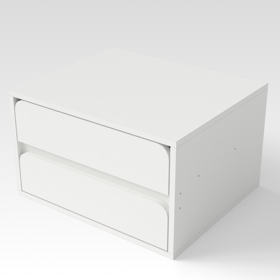 Warm White Nightstand