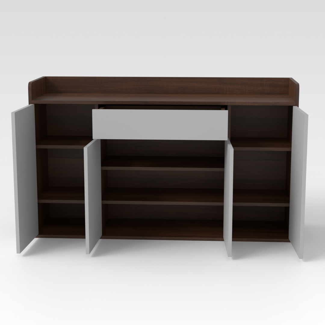 Sky Gray Shoe Cabinet