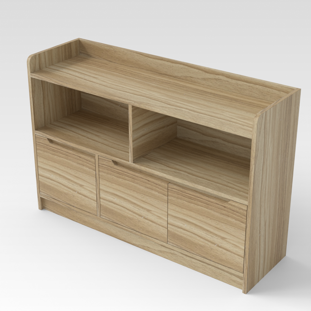 Country Oak Bookcase