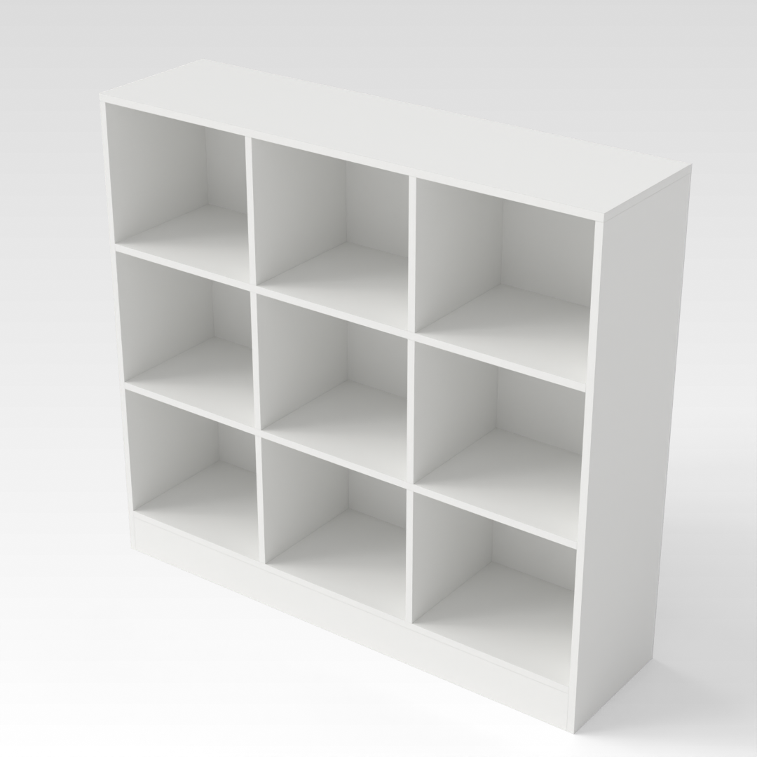 Warm White Storage Cabinet