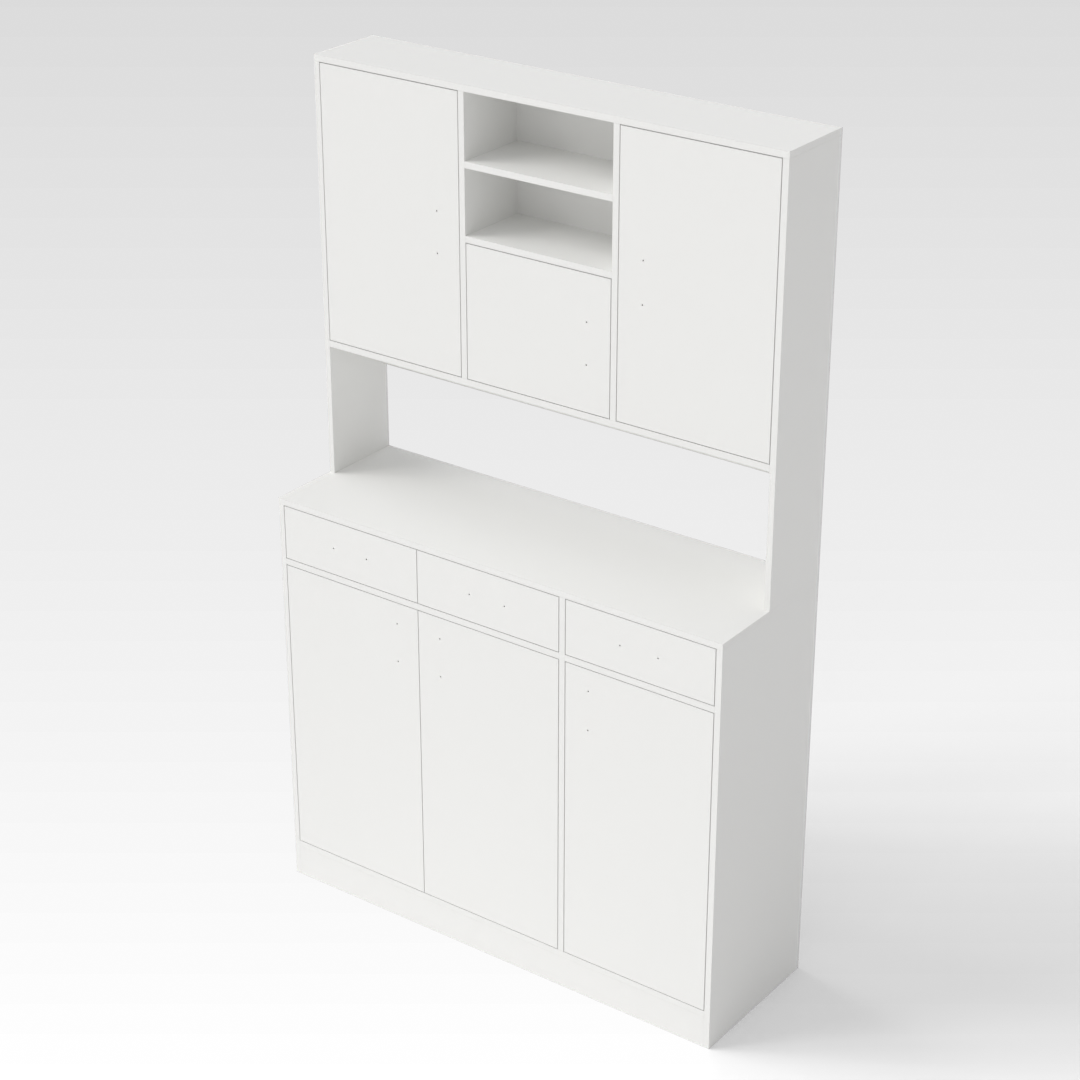 Warm White Sideboard