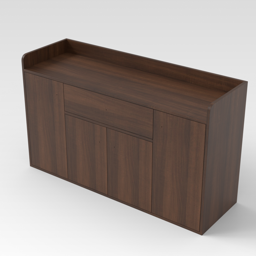 Prairie Oak Shoe Cabinet