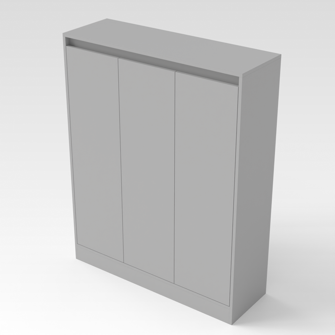 Light Gray Computer Desk
