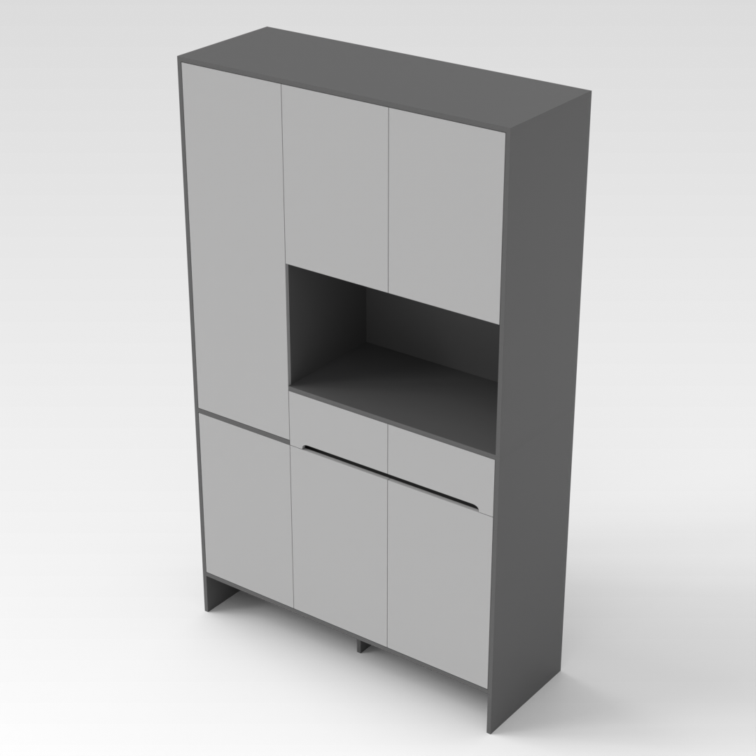 Sky Gray Sideboard