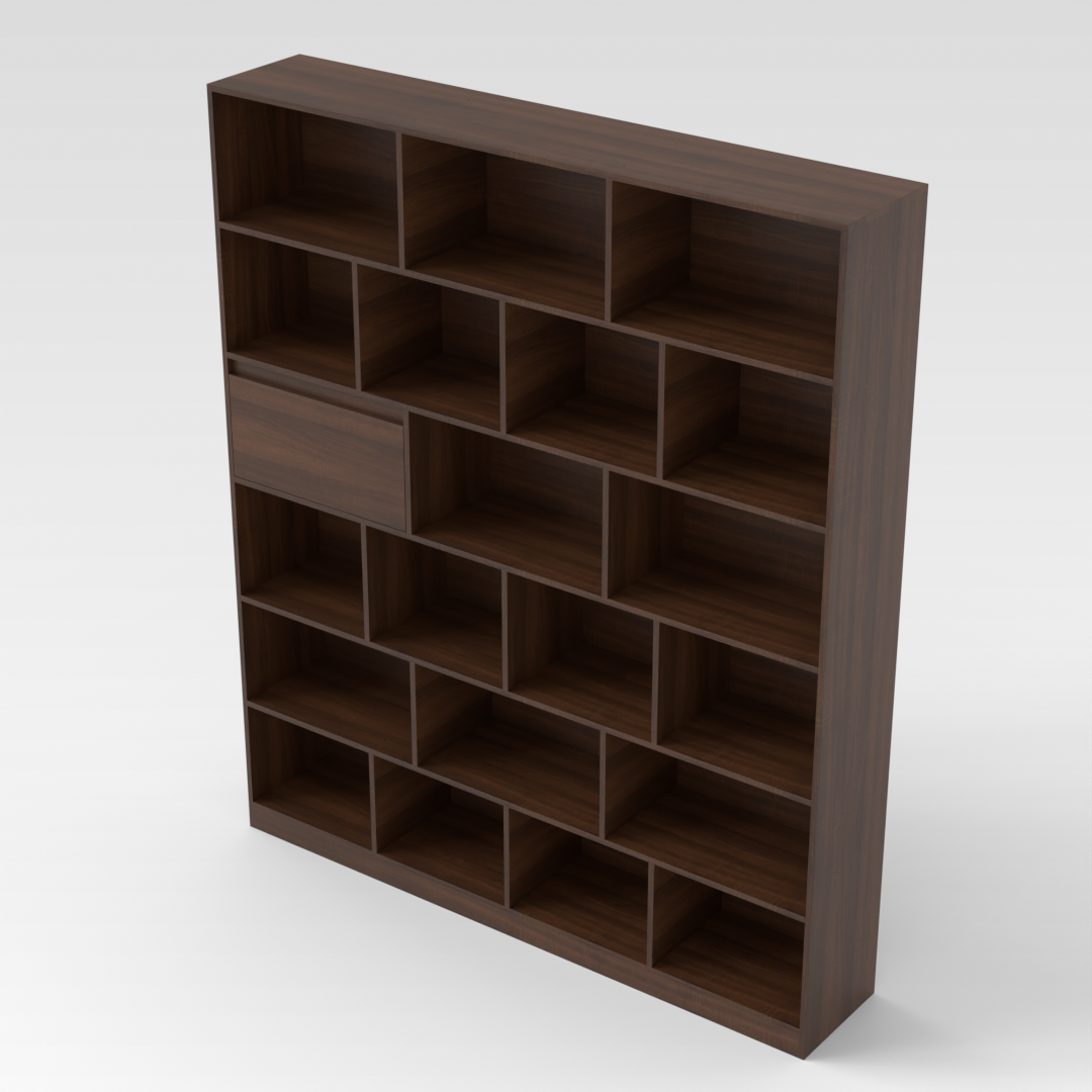 Prairie Oak Bookshelf
