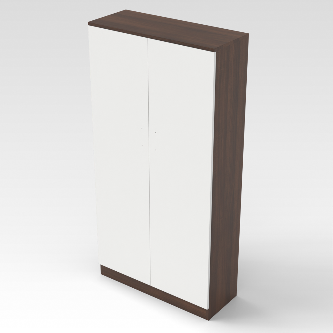 Prairie Oak & Warm White Shoe Cabinet