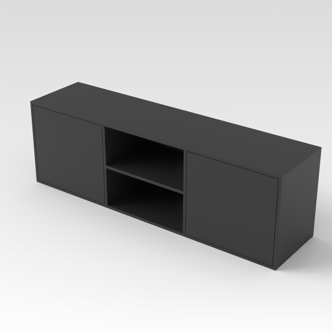 Black TV Stand