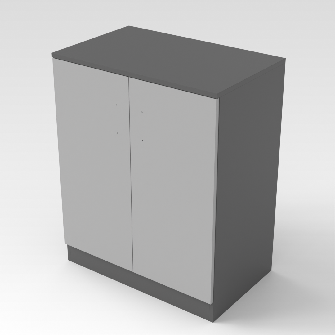 Sky Gray & Light Gray Shoe Cabinet