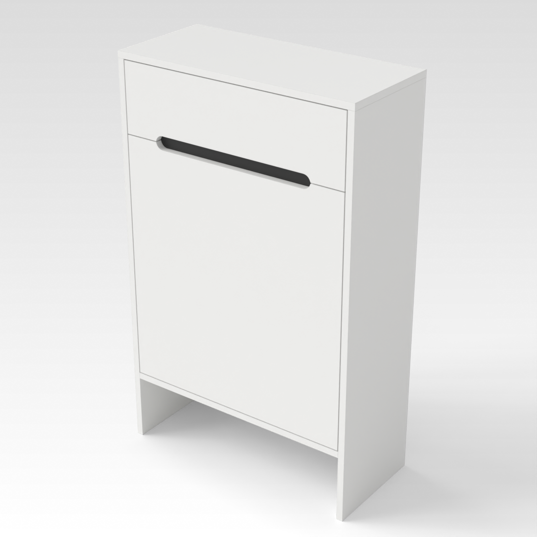 Warm White Shoe Cabinet