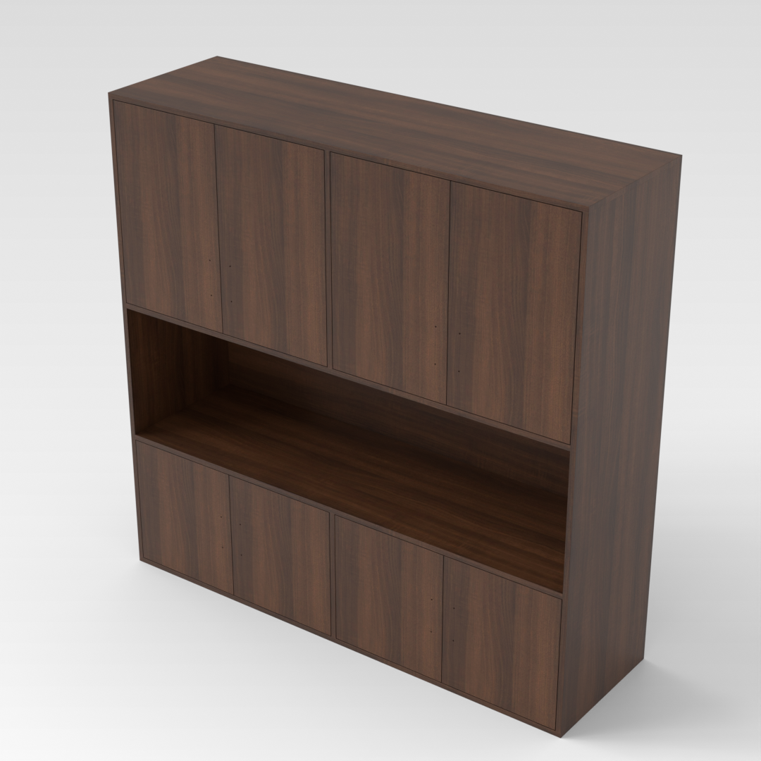 Prairie Oak Wine Cabinet