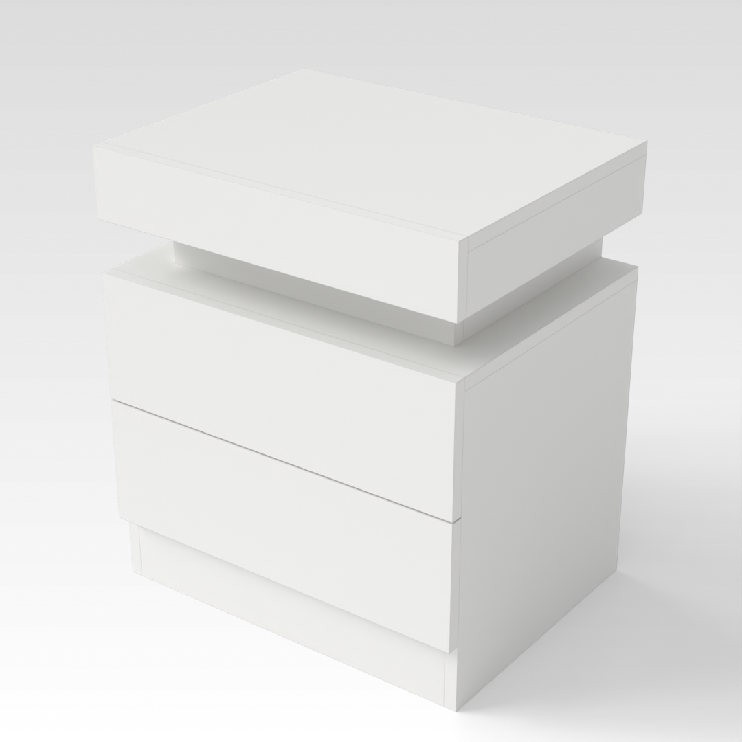 Warm White Nightstand