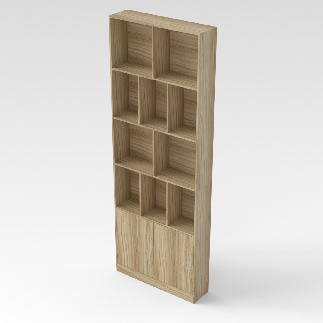 Country Oak Bookshelf