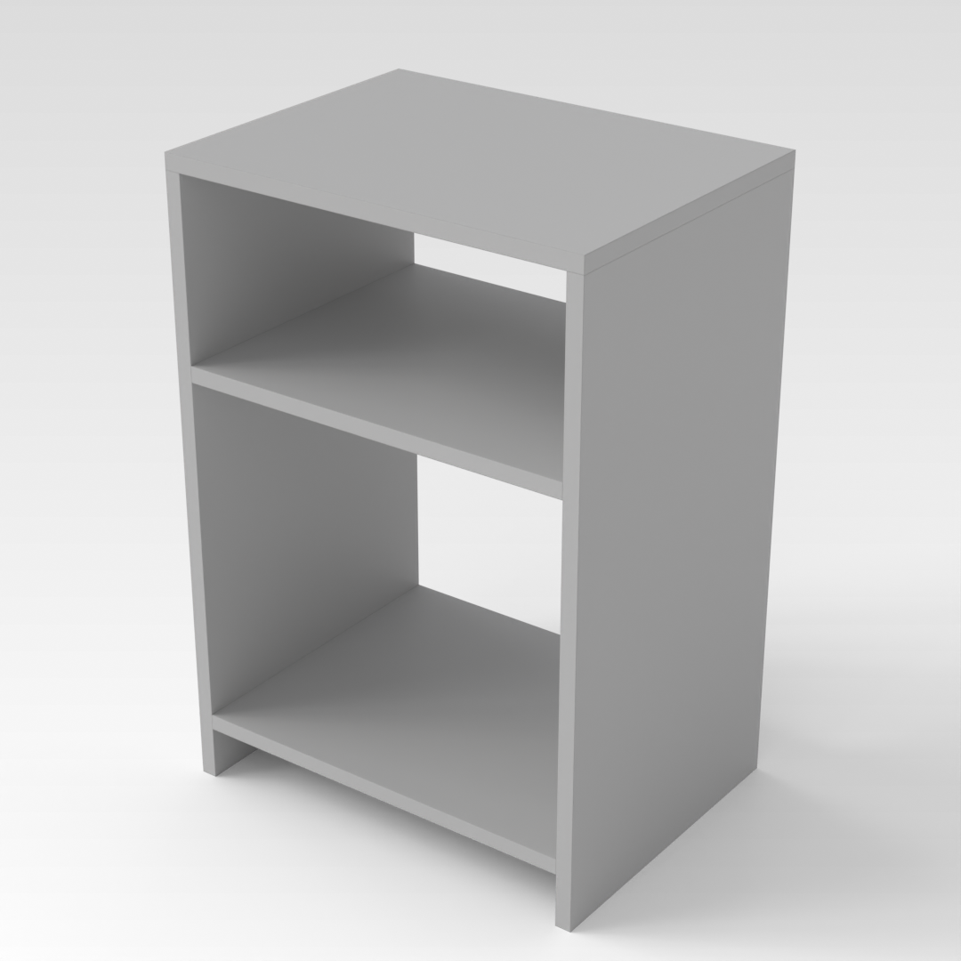 Light Gray Bookshelf