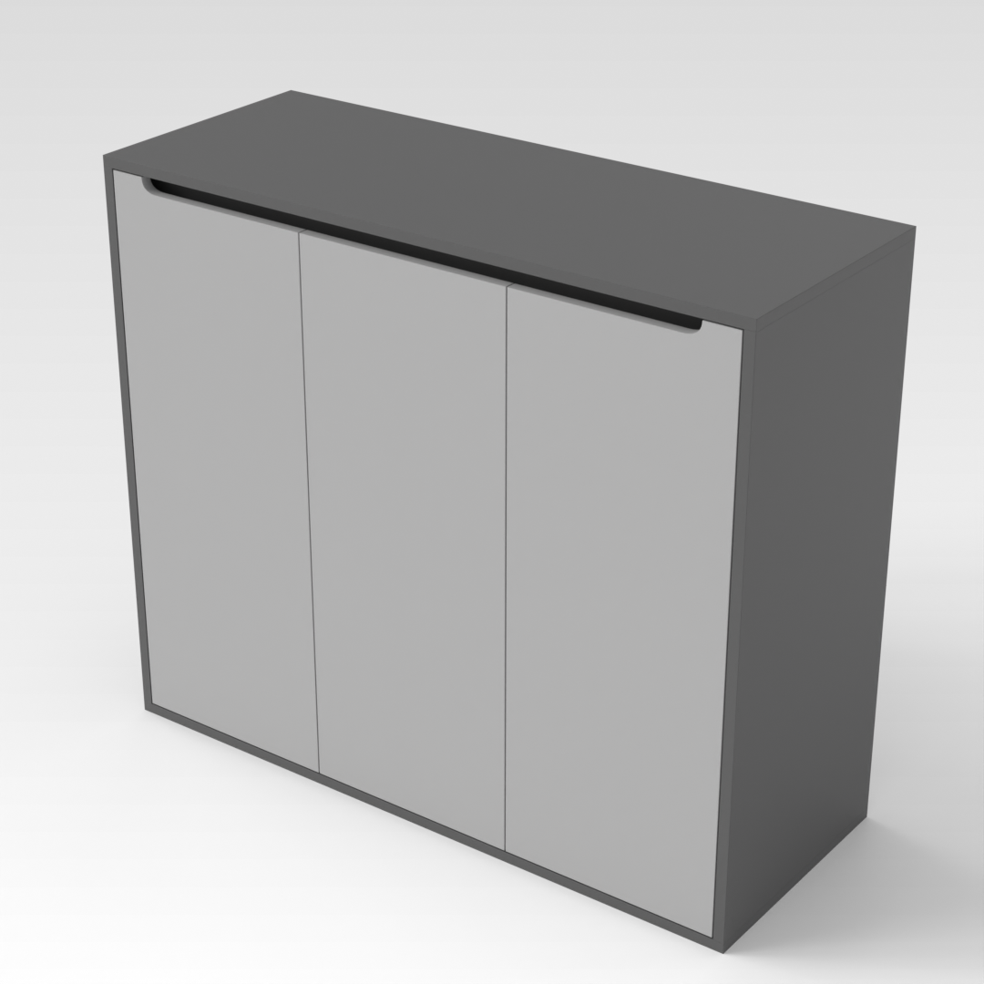 Sky Gray Shoe Cabinet