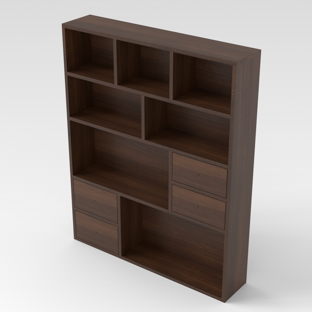 Prairie Oak Bookcase