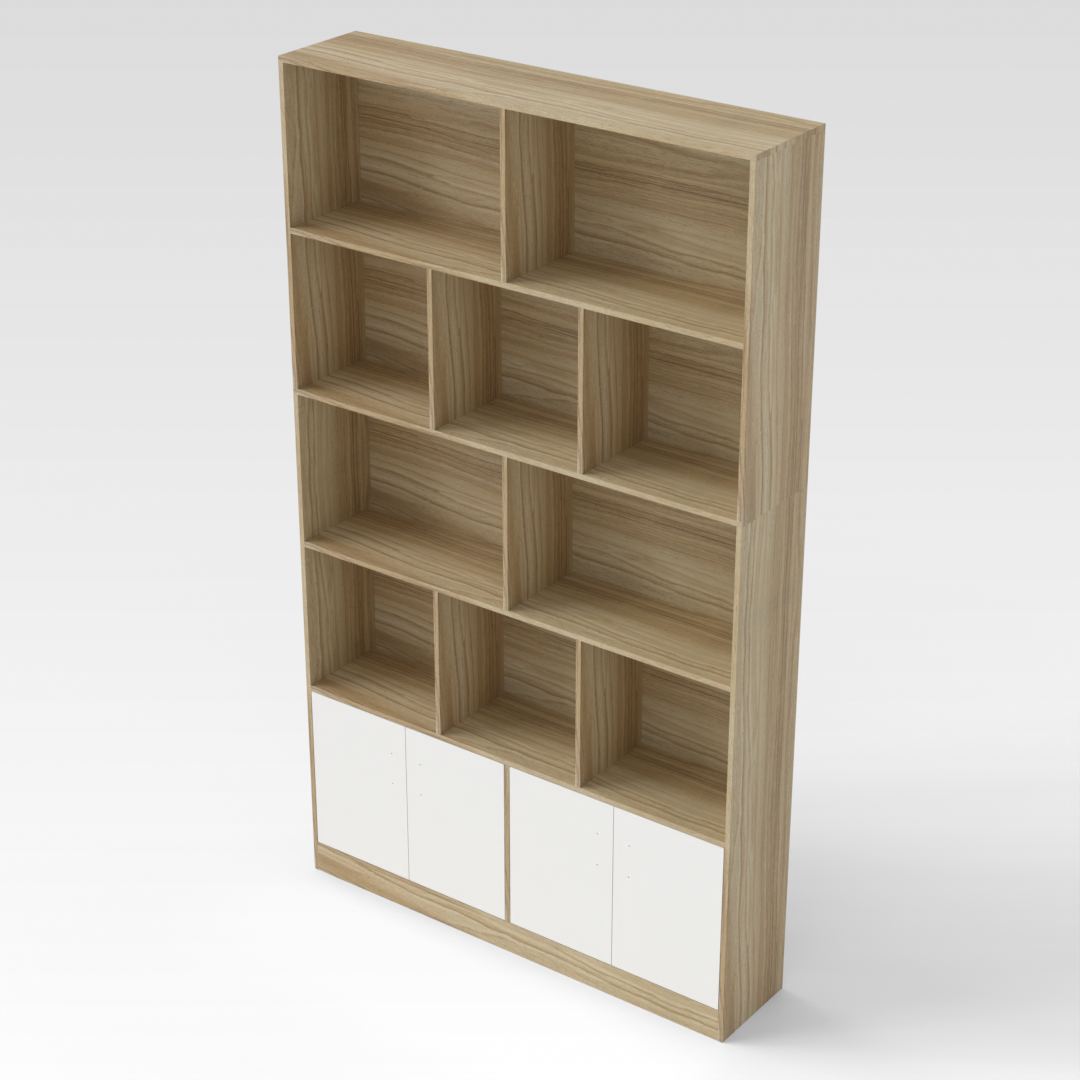 Country Oak Bookcase