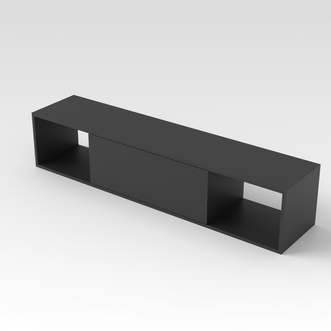 Black TV Stand