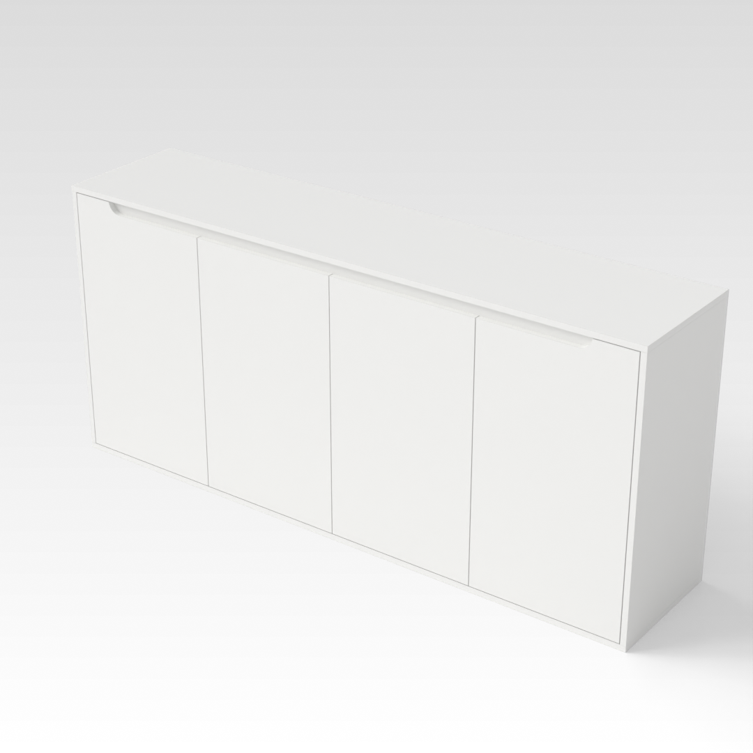 Warm White Shoe Cabinet