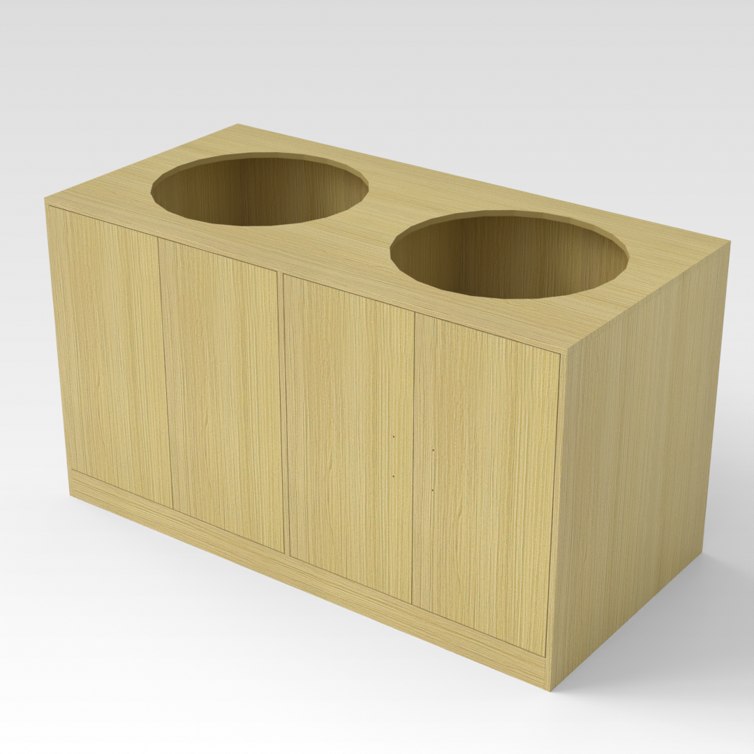 Golden Silkwood Sideboard