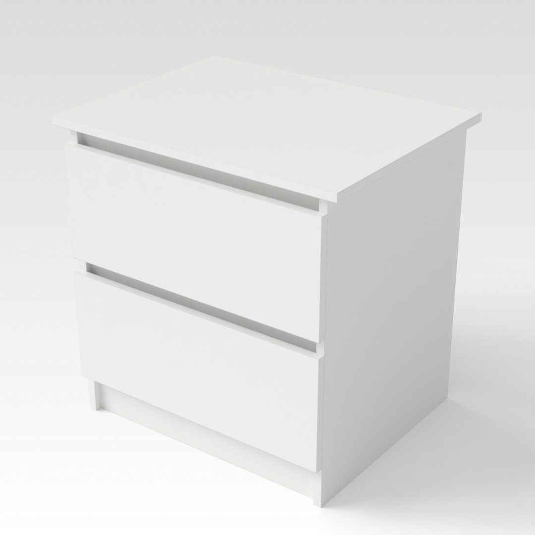 Warm White Nightstand
