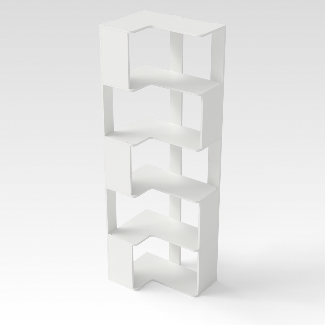 Warm White Bookshelf