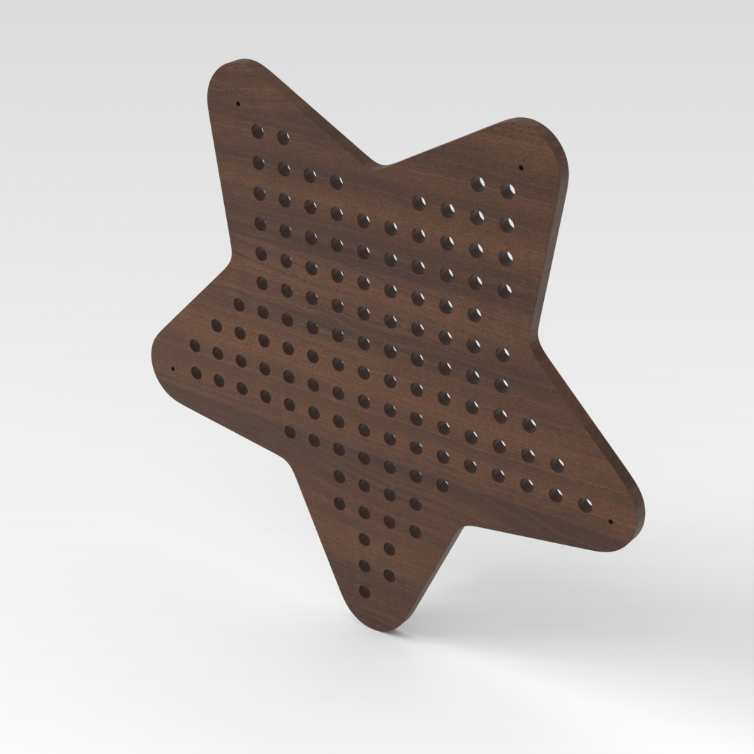 Prairie Oak Pegboard