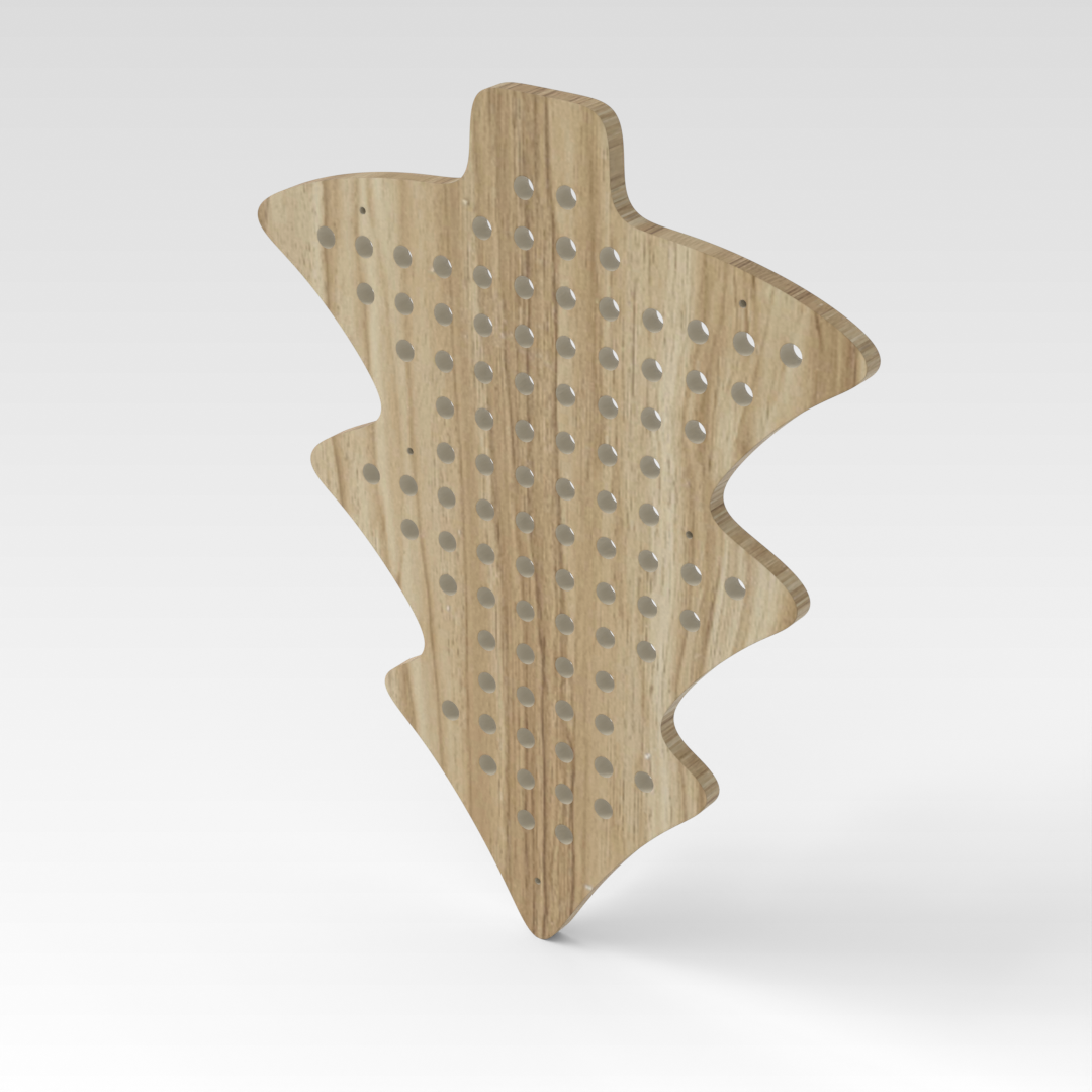Country Oak Pegboard
