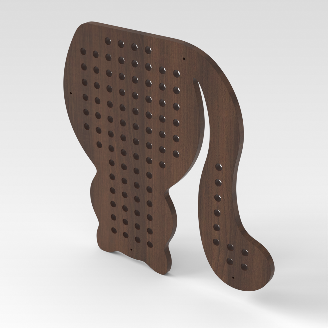 Prairie Oak Pegboard