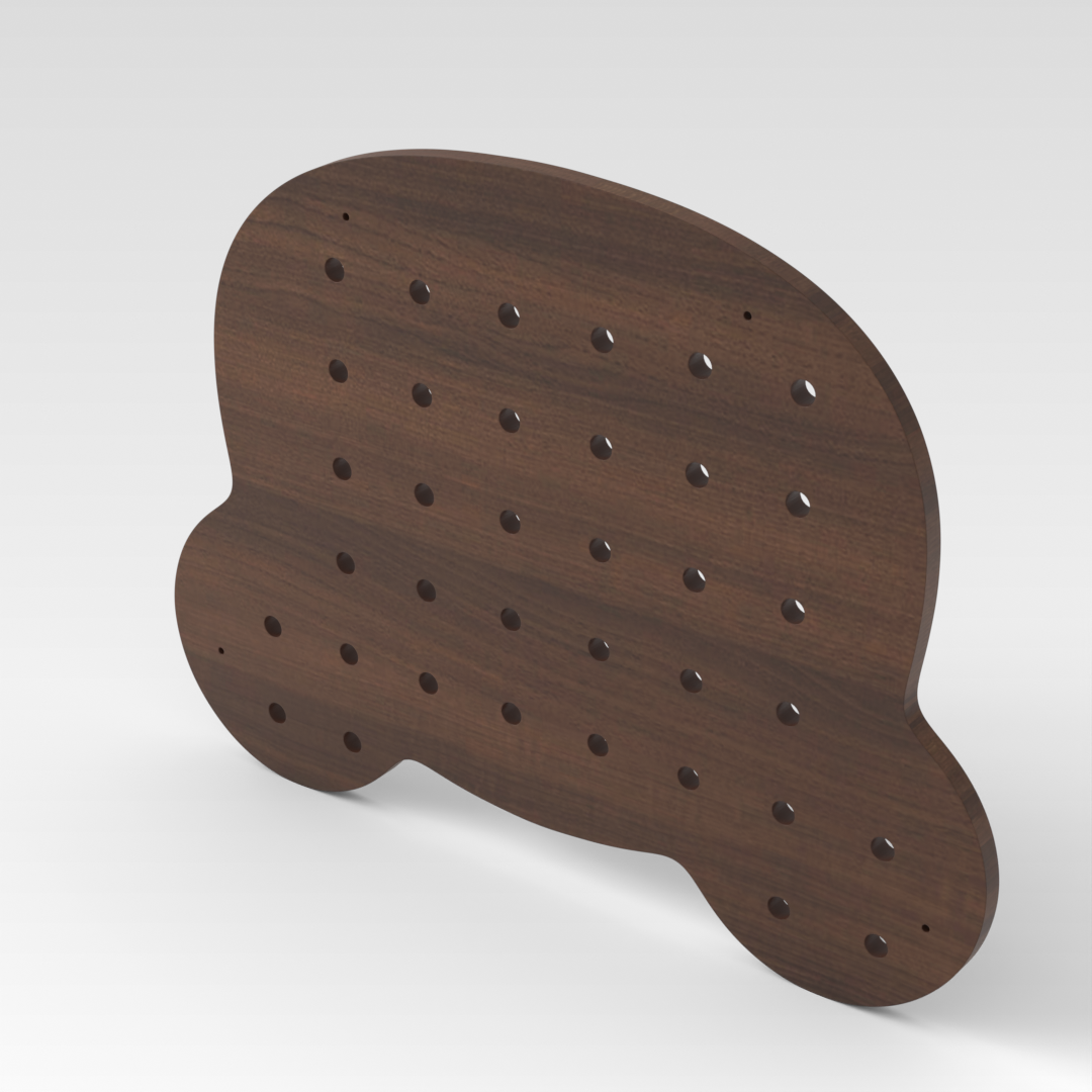 Prairie Oak Pegboard