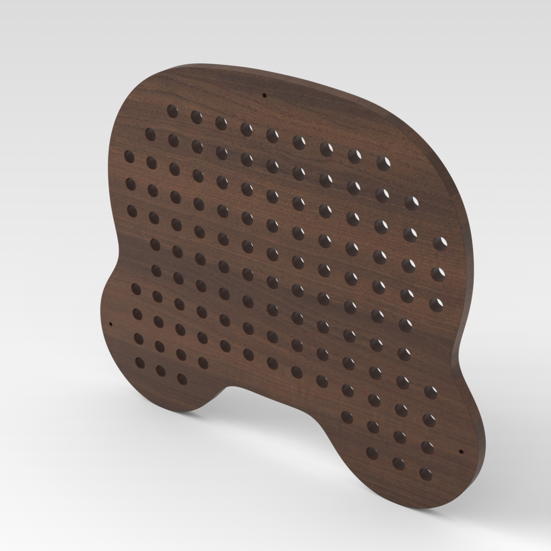 Prairie Oak Pegboard