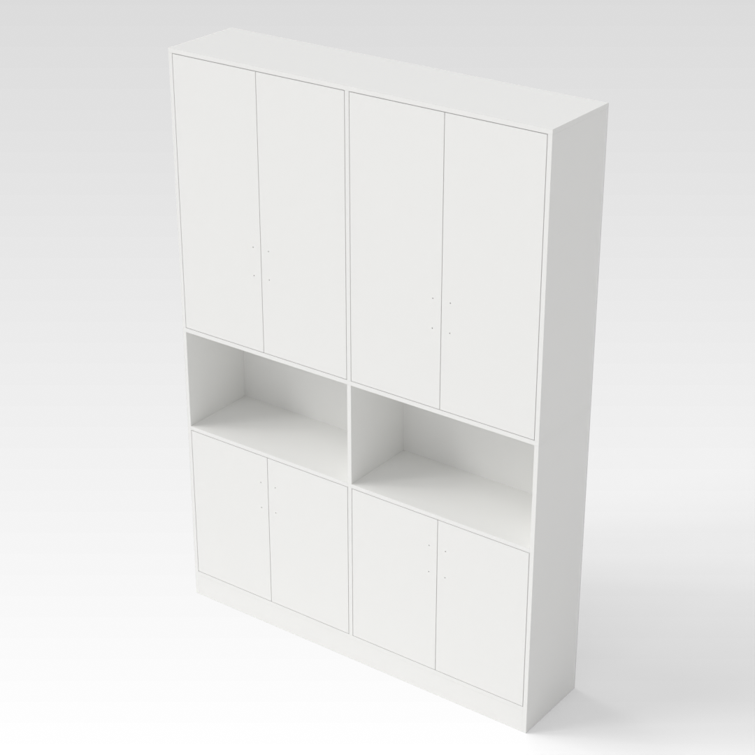 Warm White Bookcase