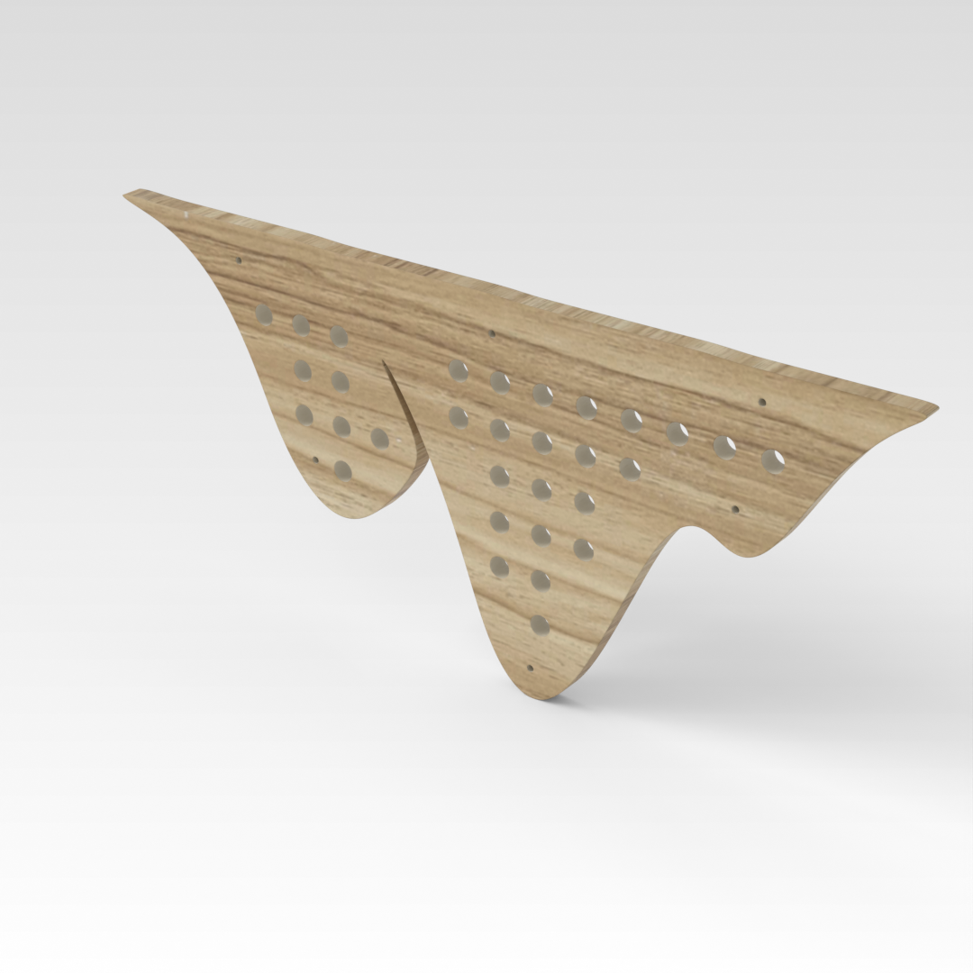 Country Oak Pegboard