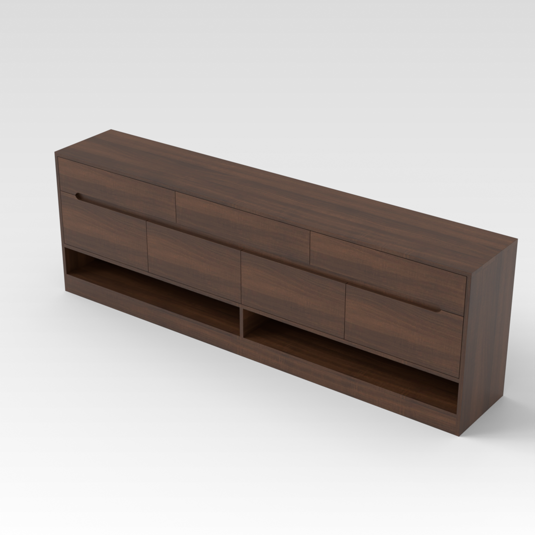 Prairie Oak Shoe Cabinet