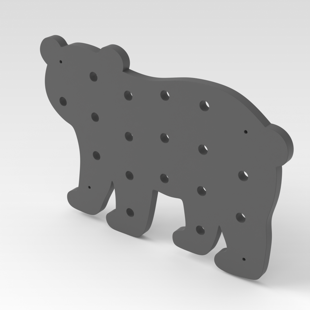 Sky Gray Pegboard