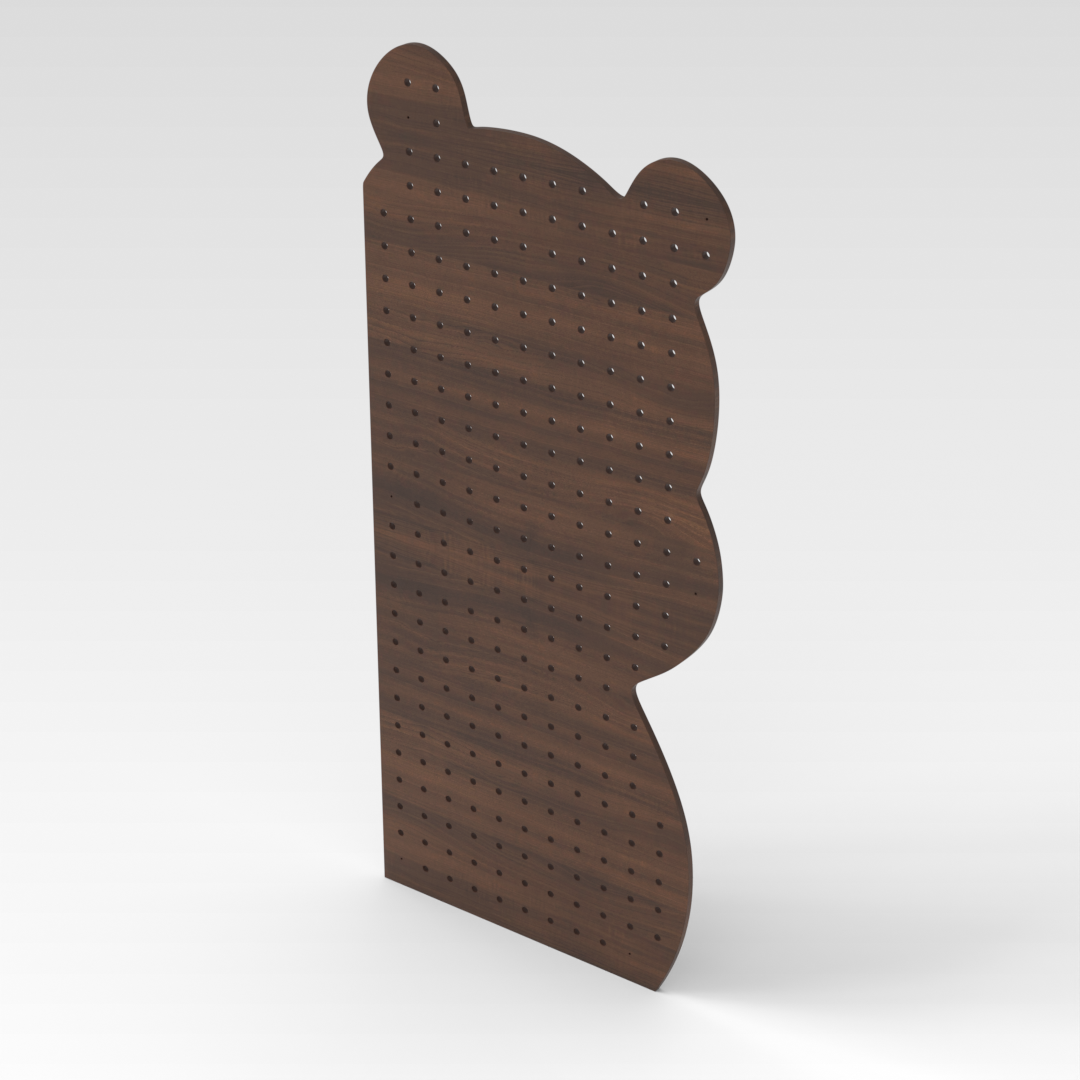Prairie Oak Pegboard