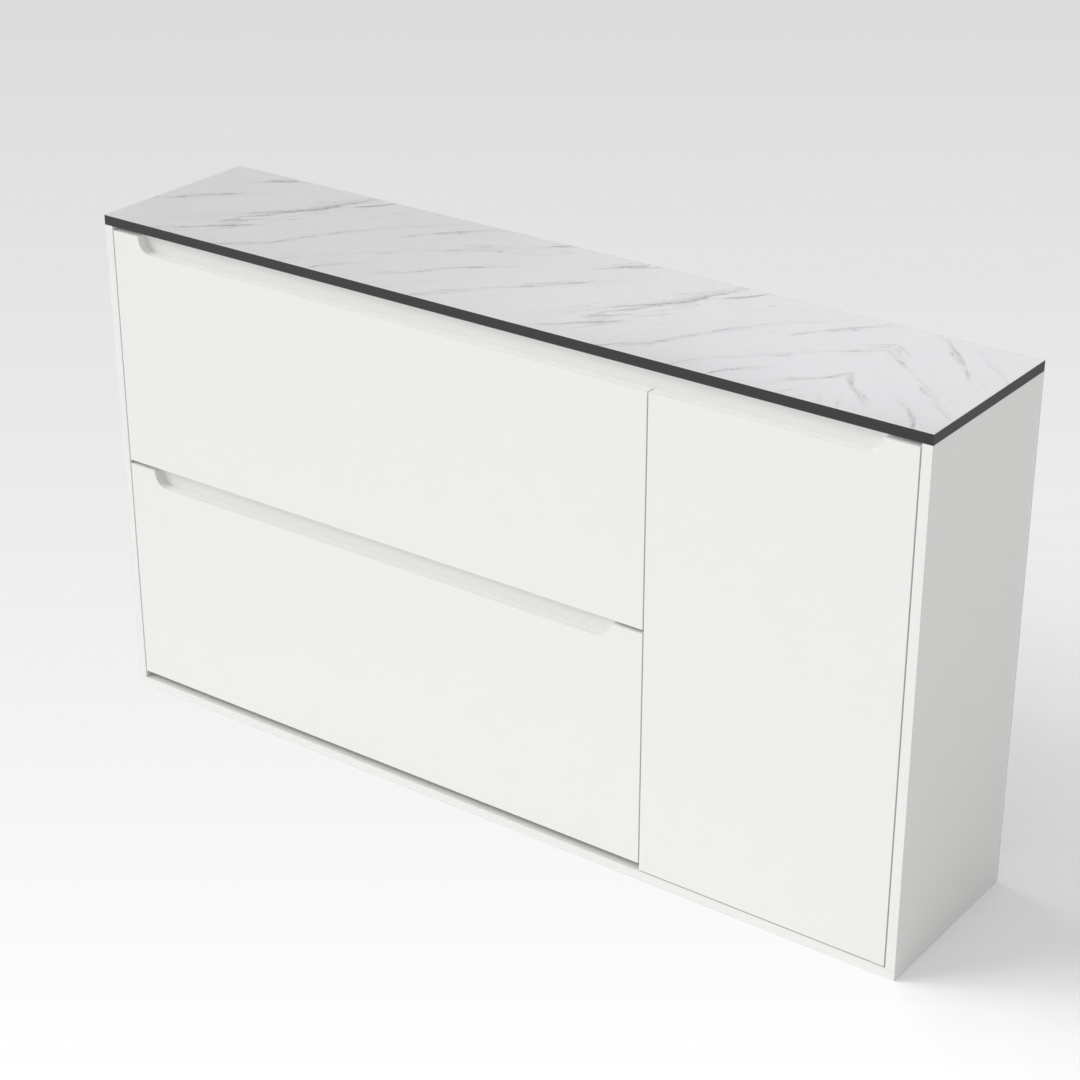 Warm White Shoe Cabinet