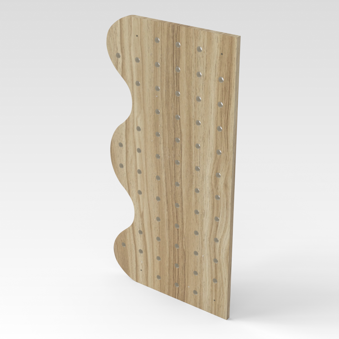 Country Oak Pegboard