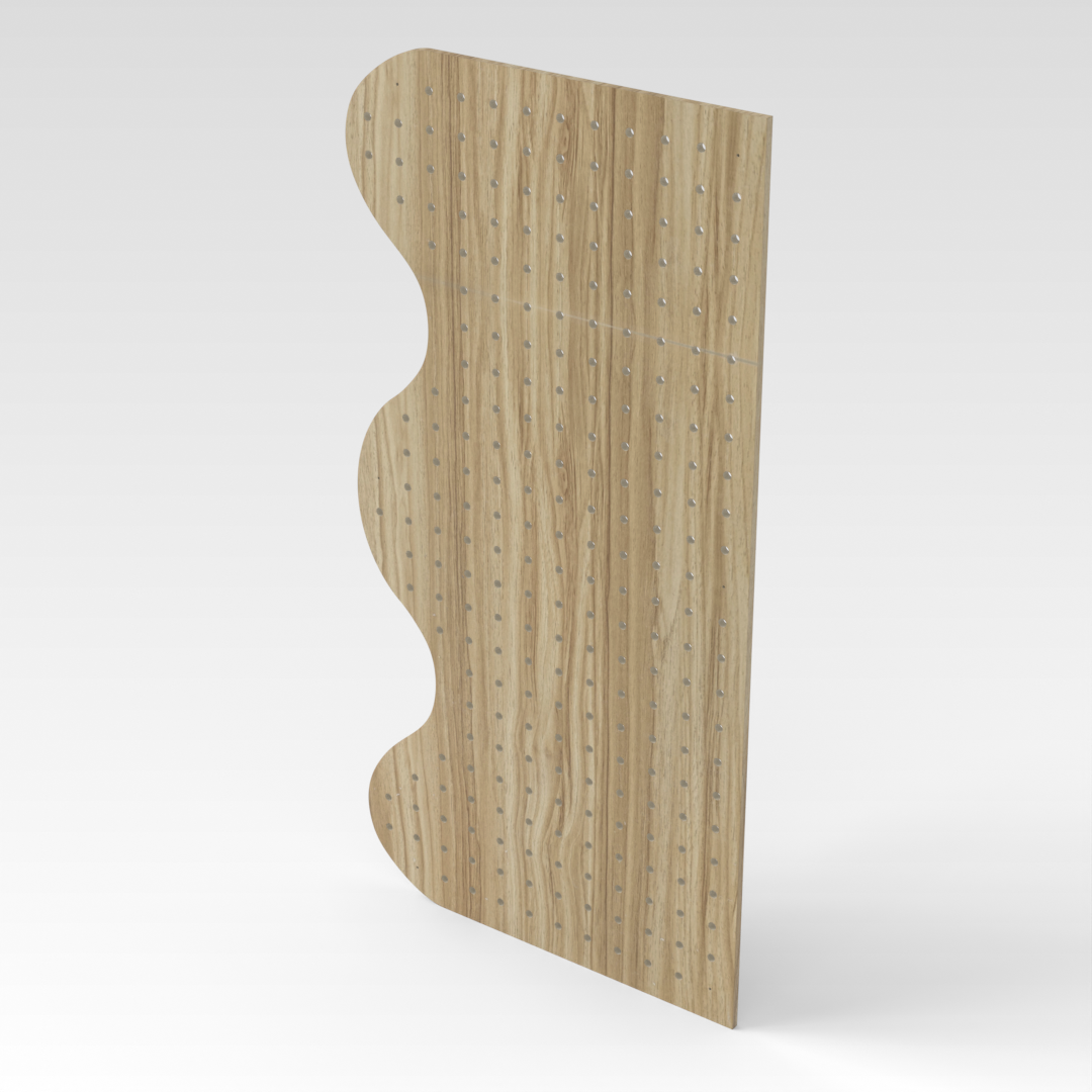 Country Oak Pegboard