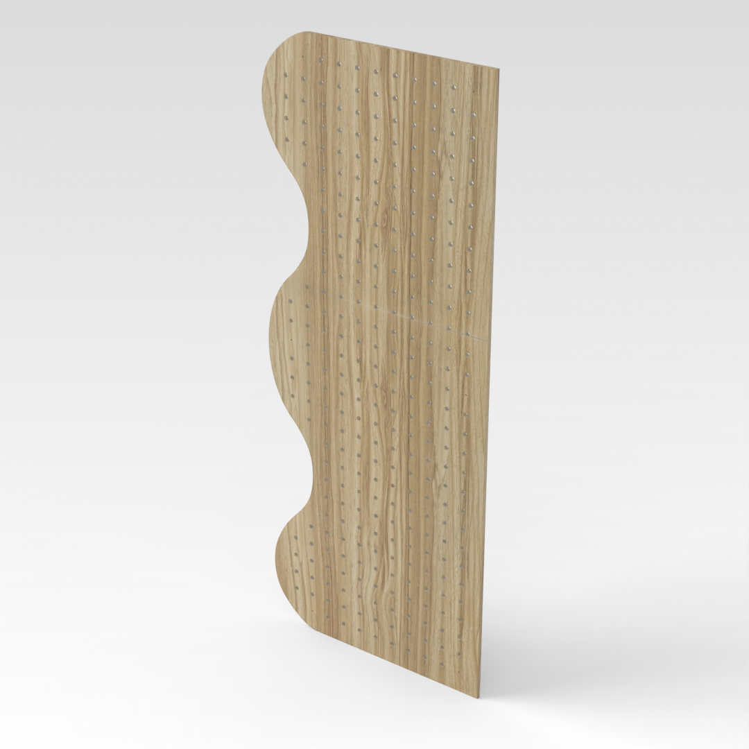 Country Oak Pegboard