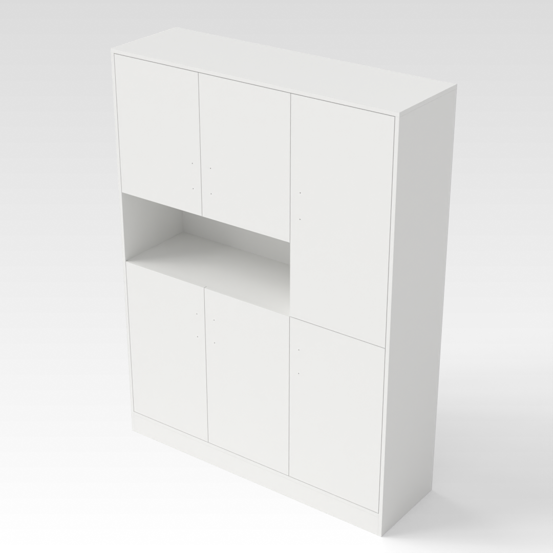 Warm White Shoe Cabinet
