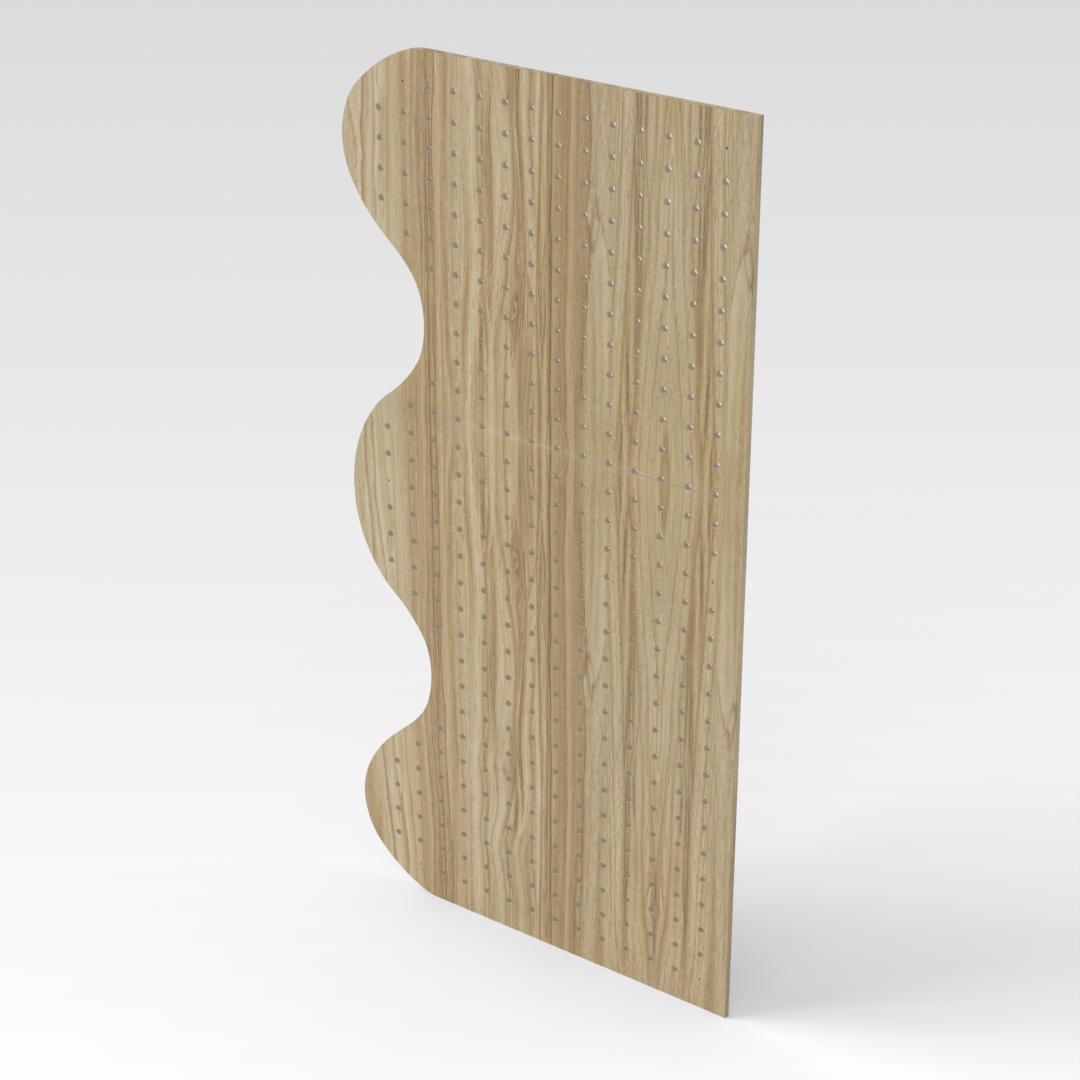 Country Oak Pegboard