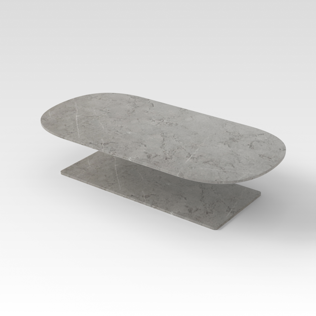 Brown Stone Grain Coffee Table
