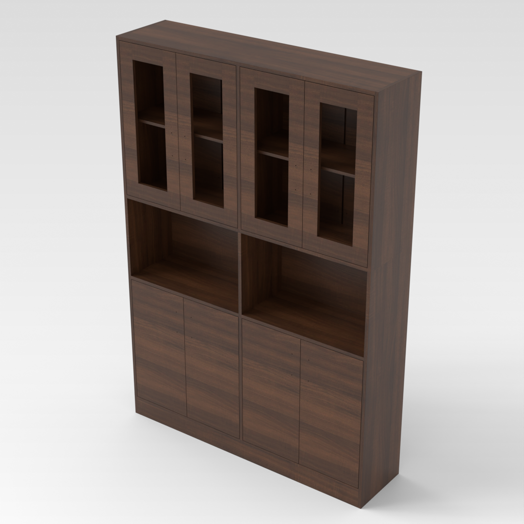 Prairie Oak Wine Cabinet