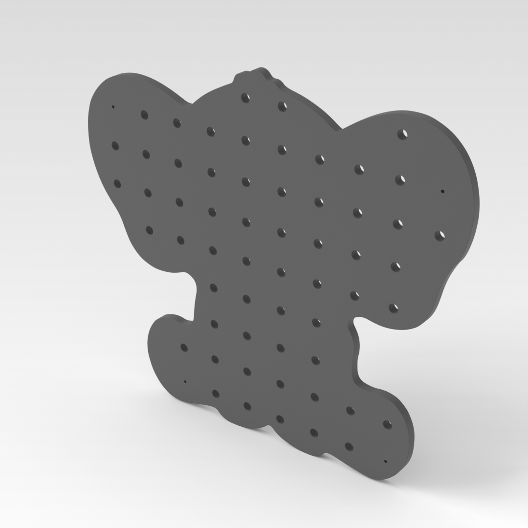 Sky Gray Pegboard