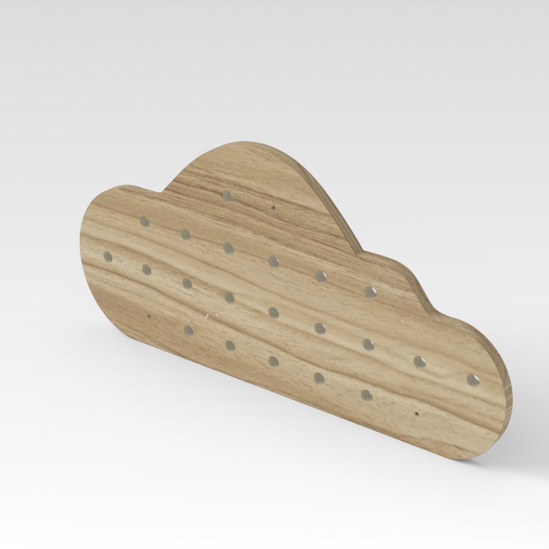 Country Oak Pegboard