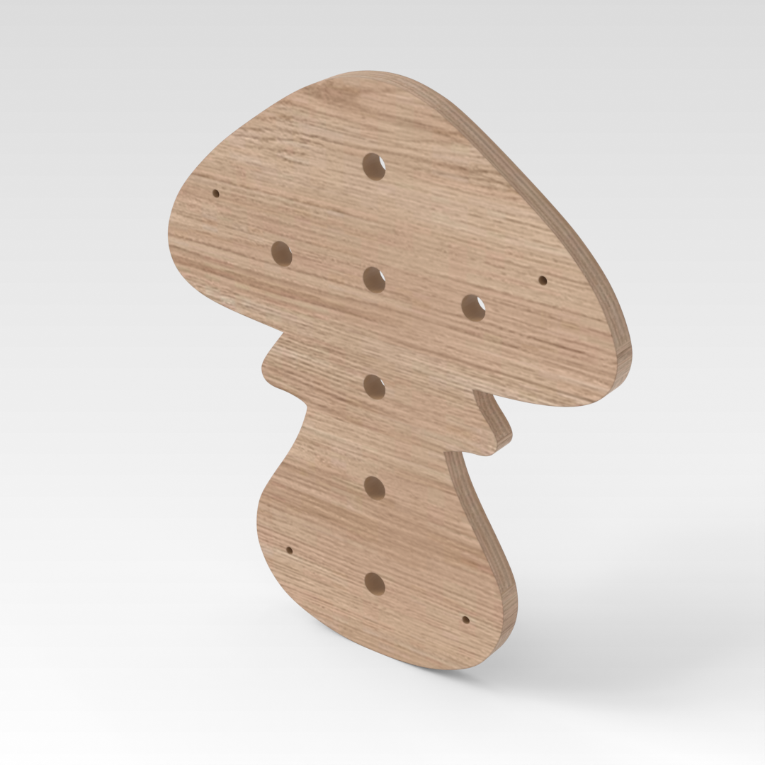 Breeze Natural Wood Pegboard