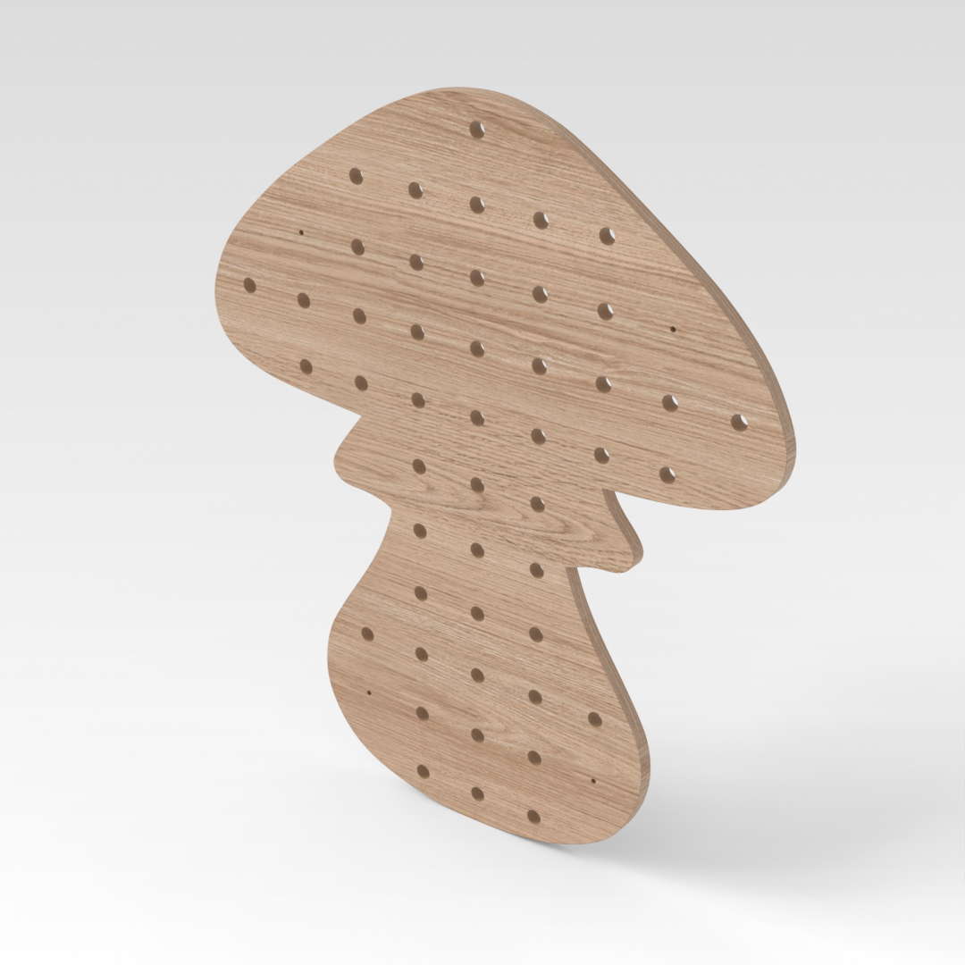 Breeze Natural Wood Pegboard