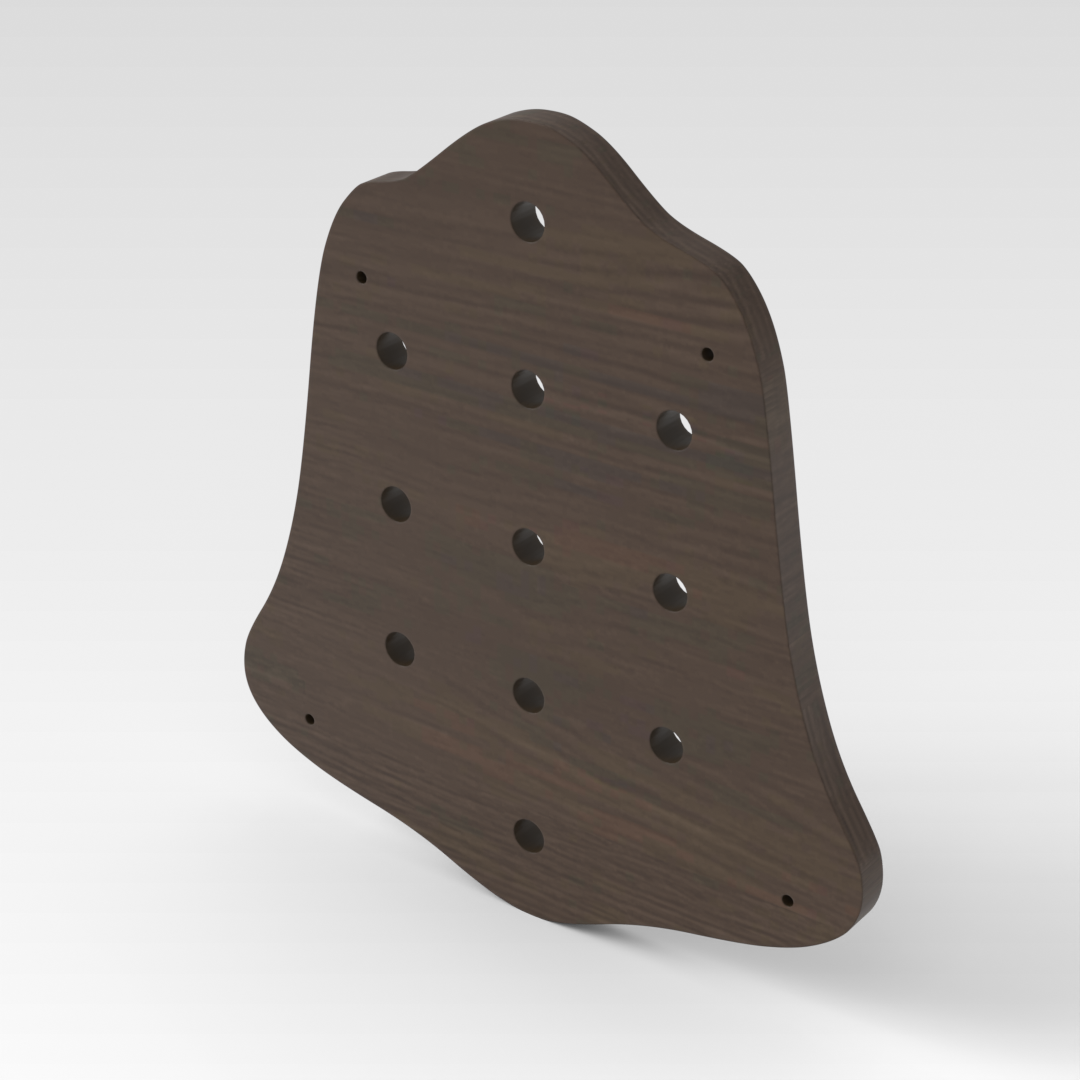 Amber Walnut Pegboard
