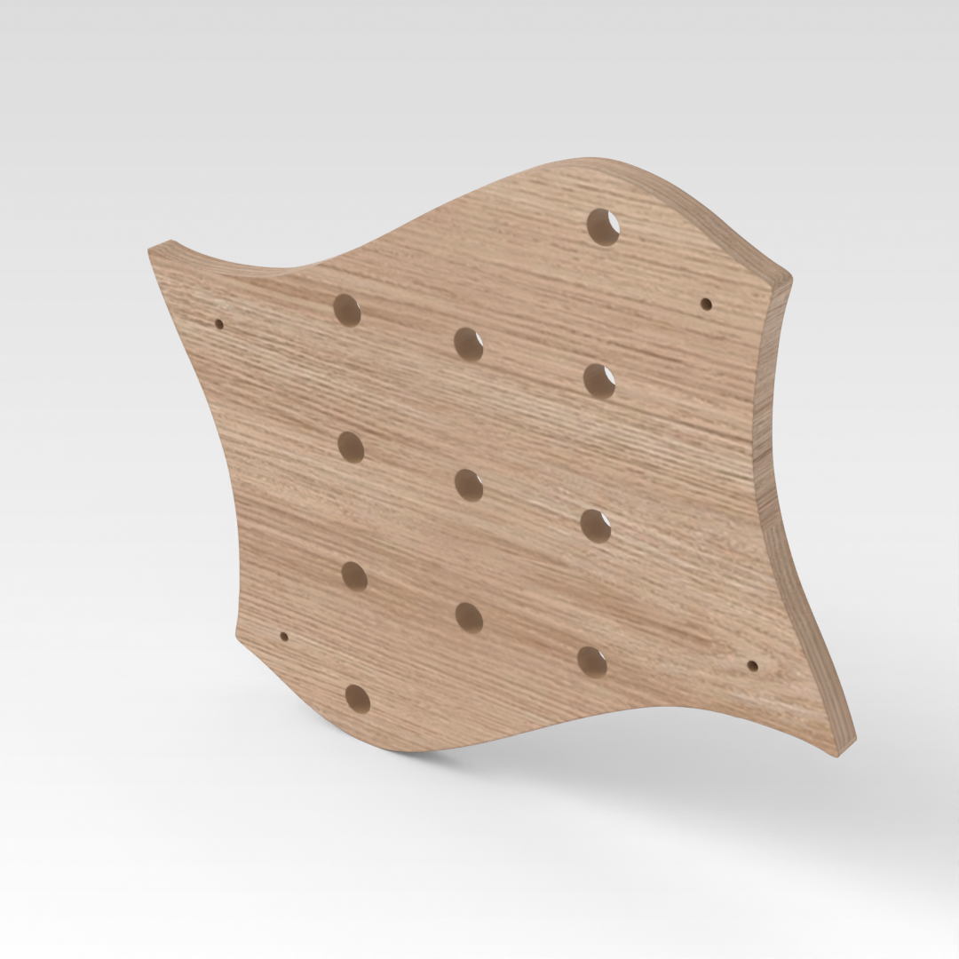 Breeze Natural Wood Pegboard