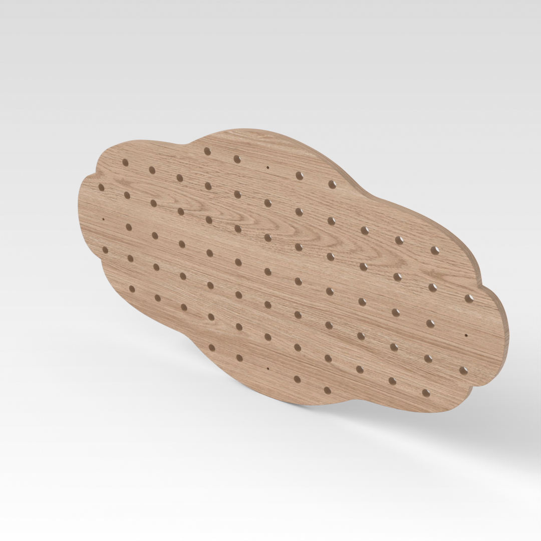 Breeze Natural Wood Pegboard